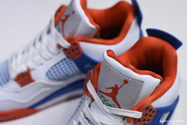 Cheap Air Jordan 308497-171 Bright Crimson-Royal 4 White Blue 0614